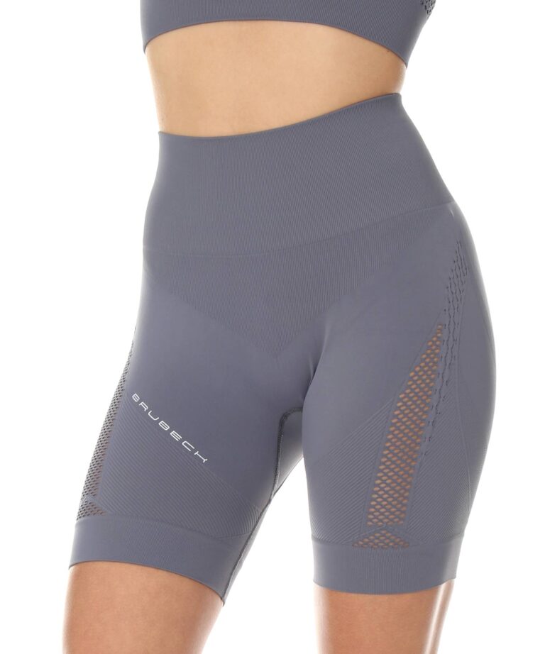 Damskie krótkie legginsy bezszwowe sportowe GYM