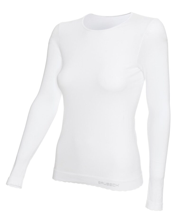 Bawełniana damska koszulka z długim rękawem COMFORT COTTON