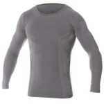 Męska koszulka z długim rękawem z wełną merino COMFORT WOOL