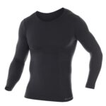Męska koszulka z długim rękawem z wełną merino COMFORT WOOL