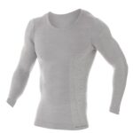 Męska koszulka z długim rękawem z wełną merino COMFORT WOOL