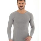 Męska koszulka z długim rękawem z wełną merino COMFORT WOOL