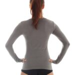 Damska koszulka z długim rękawem z wełną merino COMFORT WOOL