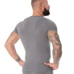 Męska wełniana koszulka z merynosów COMFORT WOOL