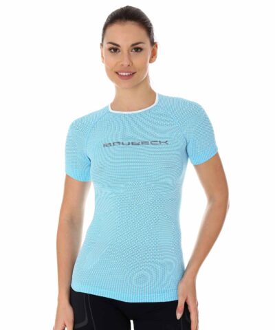 Damska koszulka termoaktywna do biegania z krótkim rękawem 3D PRO RUN
