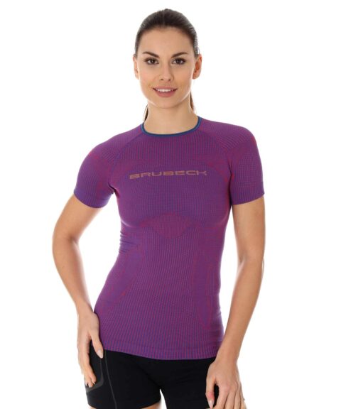 Damska koszulka termoaktywna do biegania z krótkim rękawem 3D PRO RUN