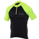 Koszulka rowerowa unisex krótki rękaw z suwakiem