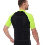 Koszulka rowerowa unisex krótki rękaw z suwakiem