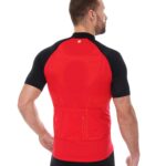 Koszulka rowerowa unisex krótki rękaw z suwakiem