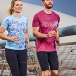 Spodnie do biegania 1/2 męskie RUNNING FORCE