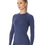 Koszulka damska wełniana z długim rękawem ACTIVE WOOL