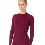Koszulka damska wełniana z długim rękawem ACTIVE WOOL