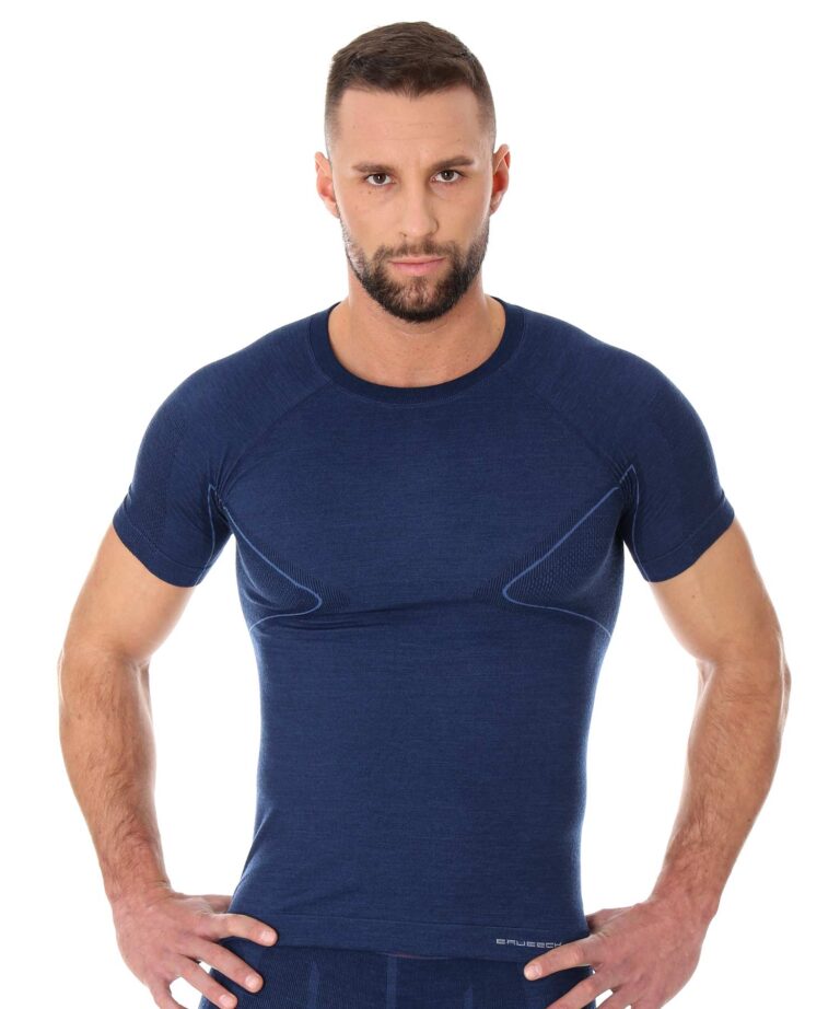Koszulka męska z merino z krótkim rękawem ACTIVE WOOL