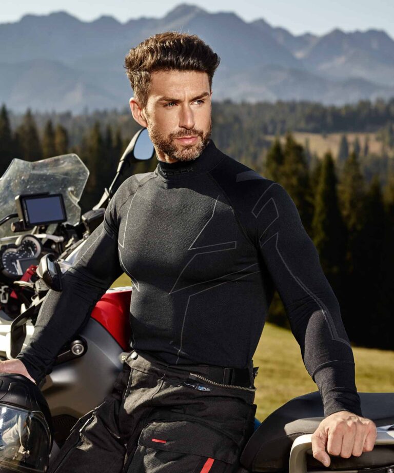 Bluza męska COOLER z długim rękawem na motocykl