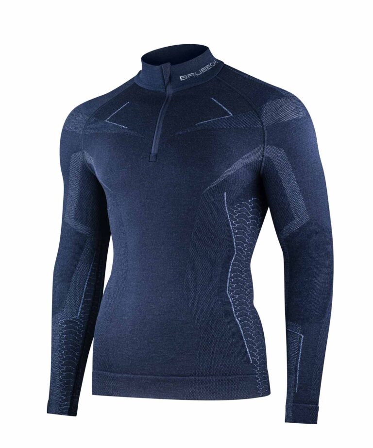 Wełniana bluza męska z krótkim ekspresem EXTREME MERINO