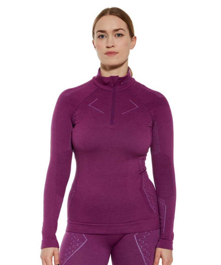 Damska bluza wełniana z zamkiem EXTREME MERINO