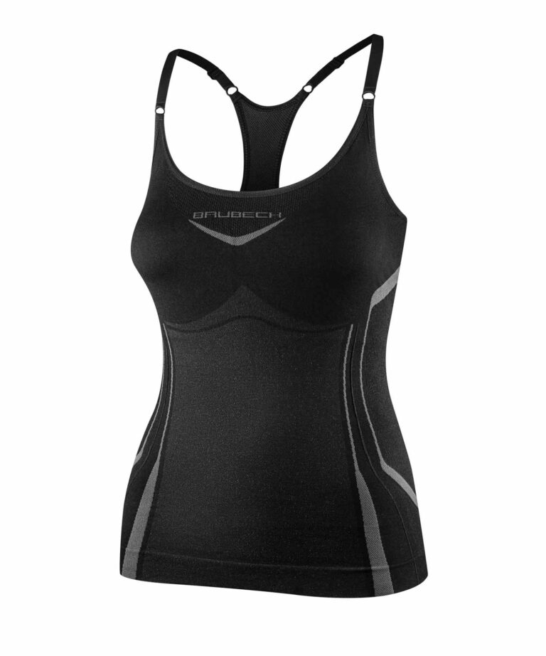 Bezrękawnik damski FITNESS z crop topem