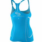Bezrękawnik damski FITNESS z crop topem