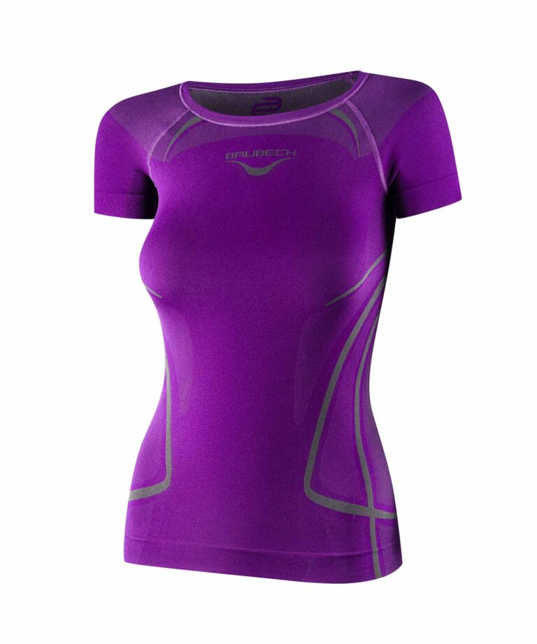 T-shirt sportowy damski z krótkim rękawem FITNESS