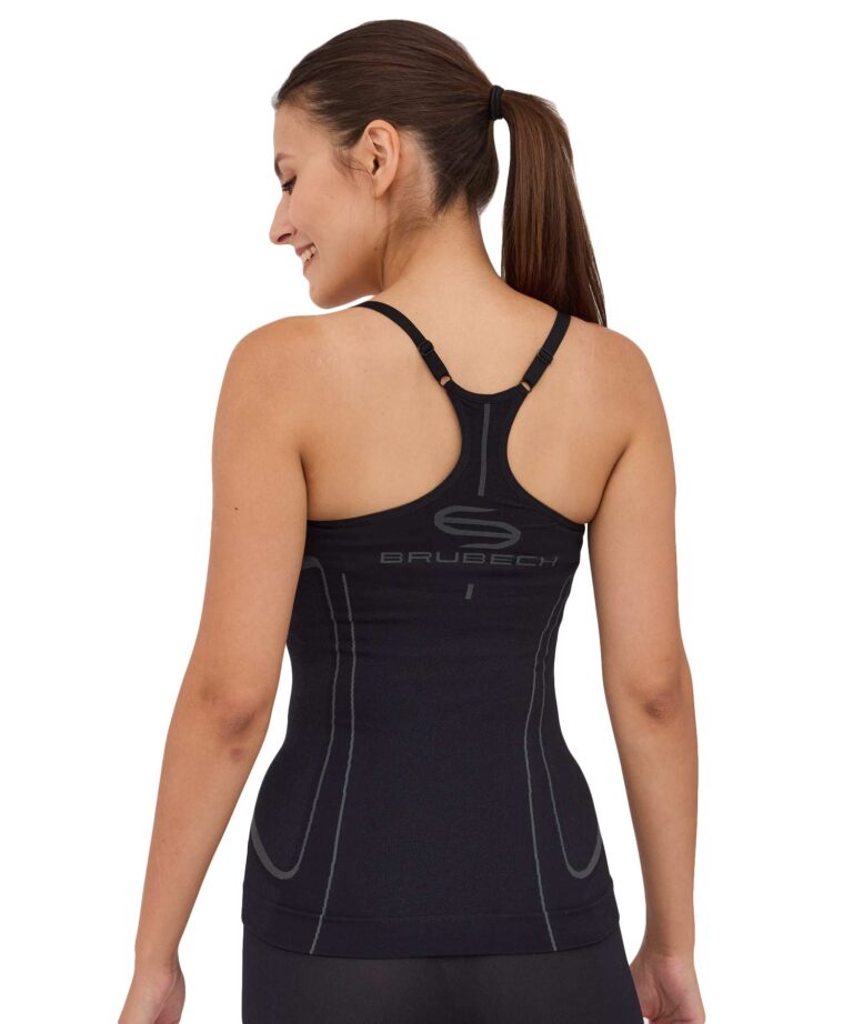 Bezrękawnik damski FITNESS z crop topem