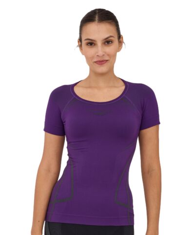 T-shirt sportowy damski z krótkim rękawem FITNESS