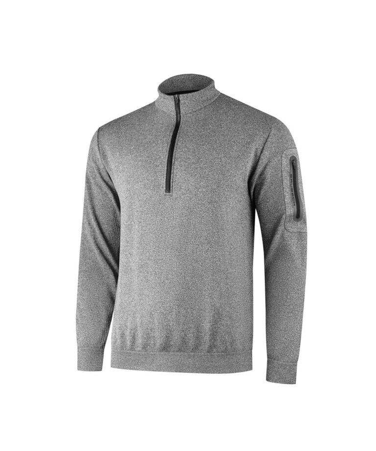 Bluza dresowa męska z krótkim ekspresem OUTDOOR MERINO