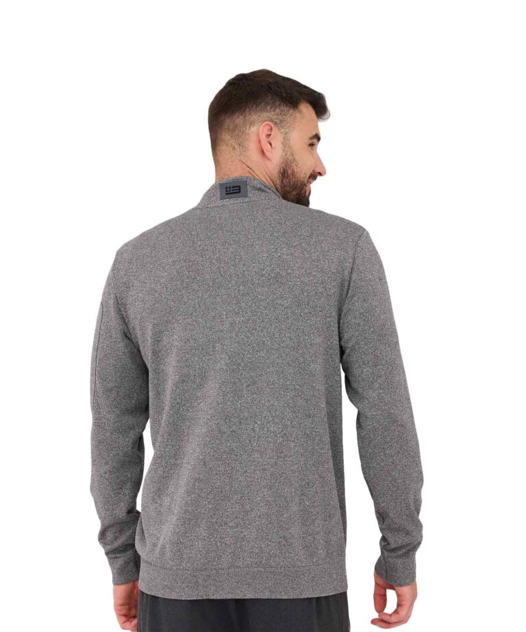 Bluza dresowa męska z krótkim ekspresem OUTDOOR MERINO