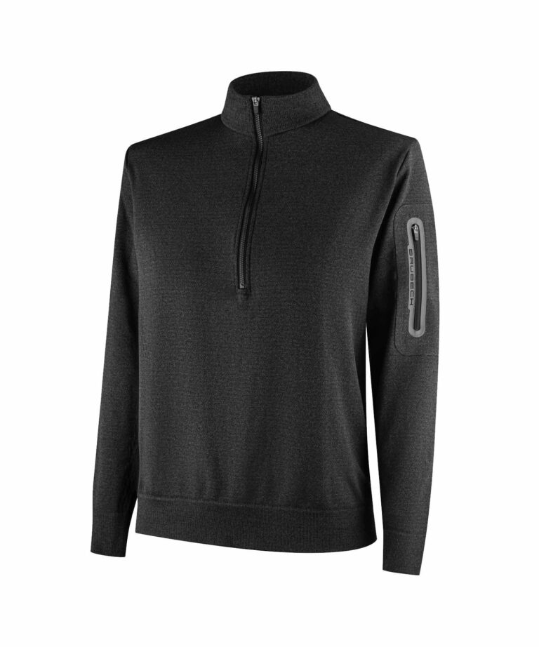 Bluza dresowa damska z krótkim ekspresem OUTDOOR MERINO