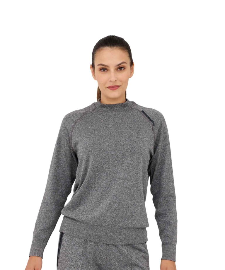 Bluza dresowa damska z wełną merino OUTDOOR MERINO