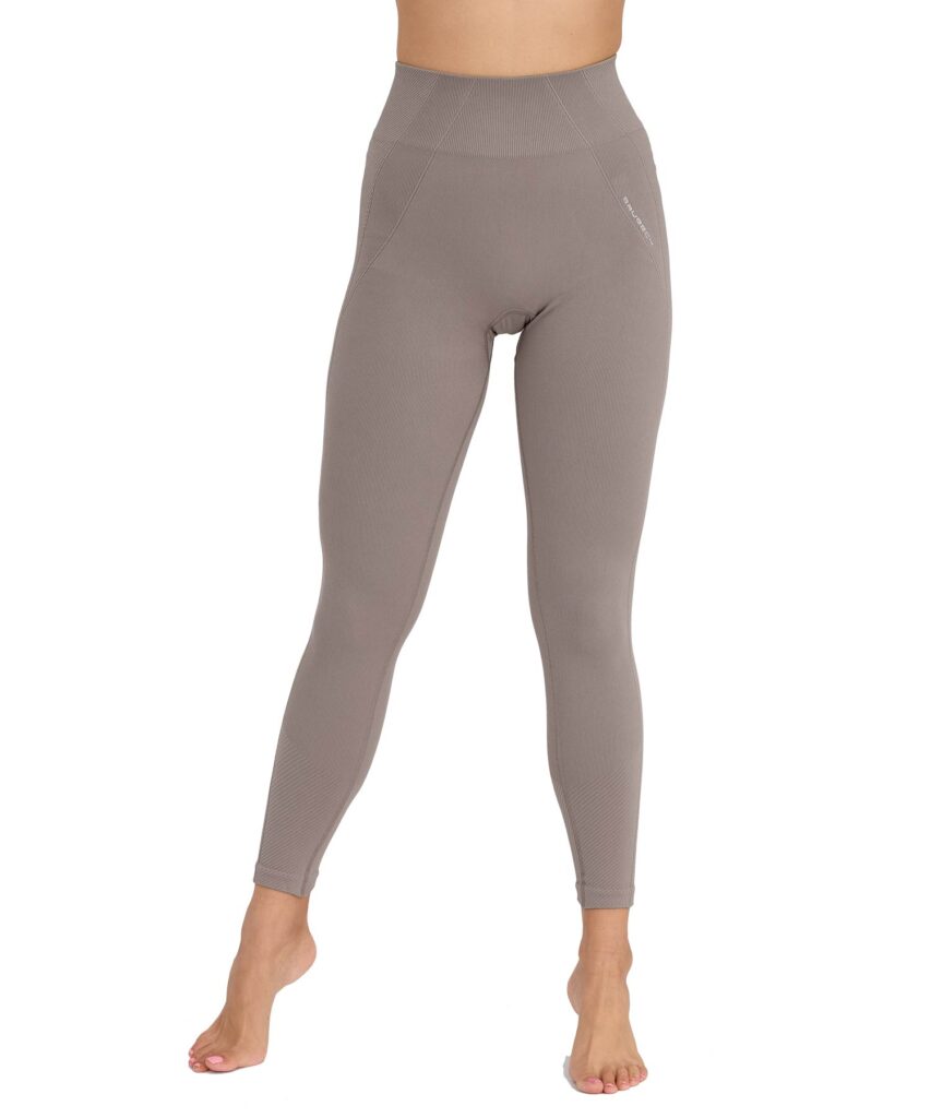 Legginsy damskie CASUAL z wysokim stanem