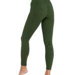 Legginsy damskie CASUAL z wysokim stanem