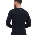 Męska koszulka z wełną merino – długi rękaw OUTDOOR WOOL PRO