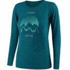 Damska koszulka z wełną merino – długi rękaw OUTDOOR WOOL PRO
