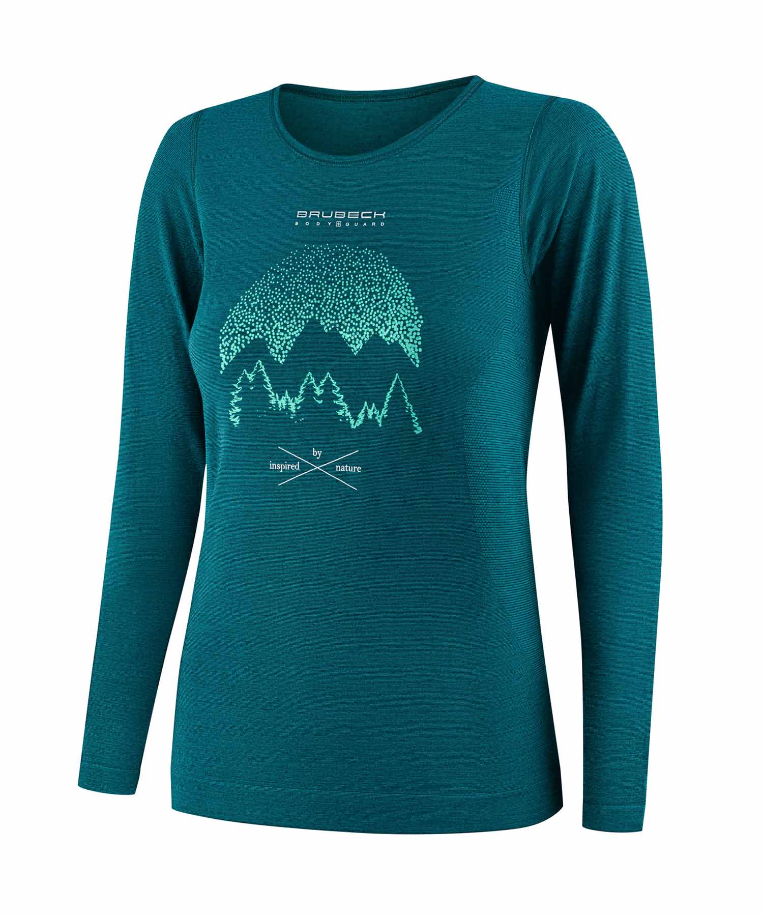 Damska koszulka z wełną merino – długi rękaw OUTDOOR WOOL PRO