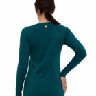 Damska koszulka z wełną merino – długi rękaw OUTDOOR WOOL PRO