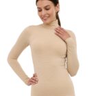 Koszulka damska z golfem COMFORT MERINO