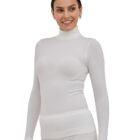 Koszulka damska z golfem COMFORT MERINO