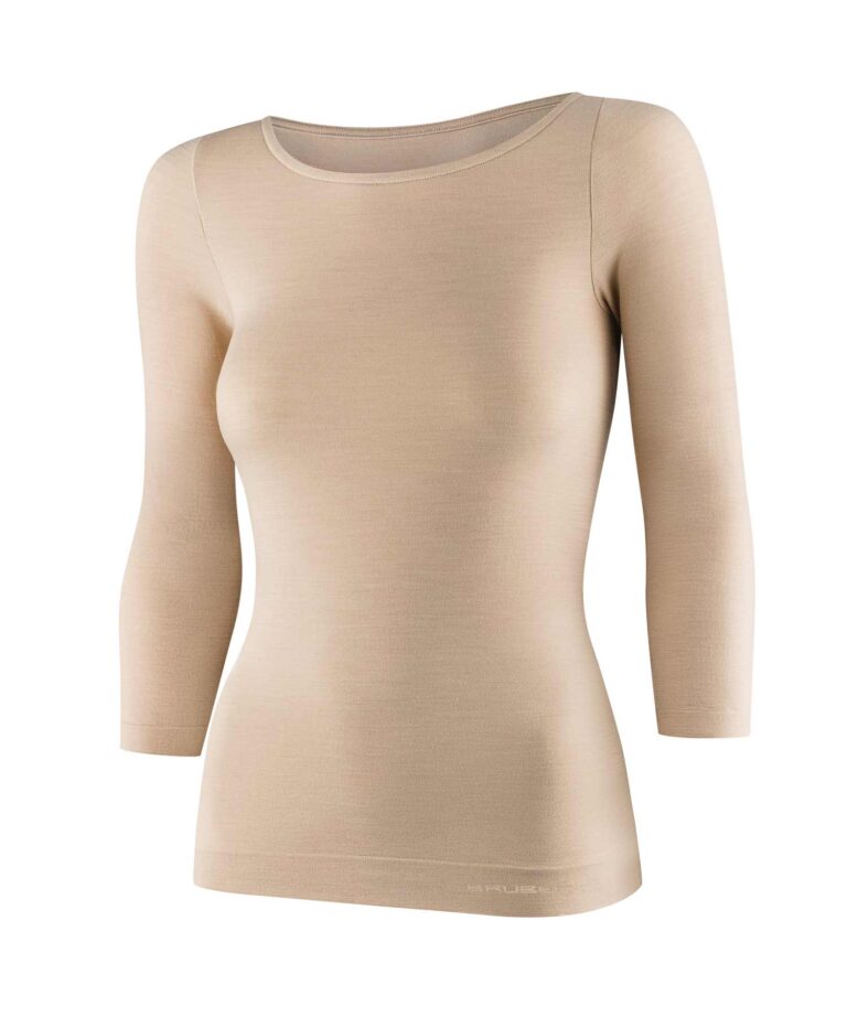 Koszulka damska z rękawem 3/4 COMFORT MERINO