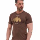 Męska koszulka z wełną merino – krótki rękaw OUTDOOR WOOL PRO