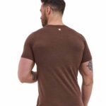Męska koszulka z wełną merino – krótki rękaw OUTDOOR WOOL PRO