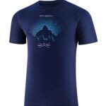 Męska koszulka z wełną merino – krótki rękaw OUTDOOR WOOL PRO