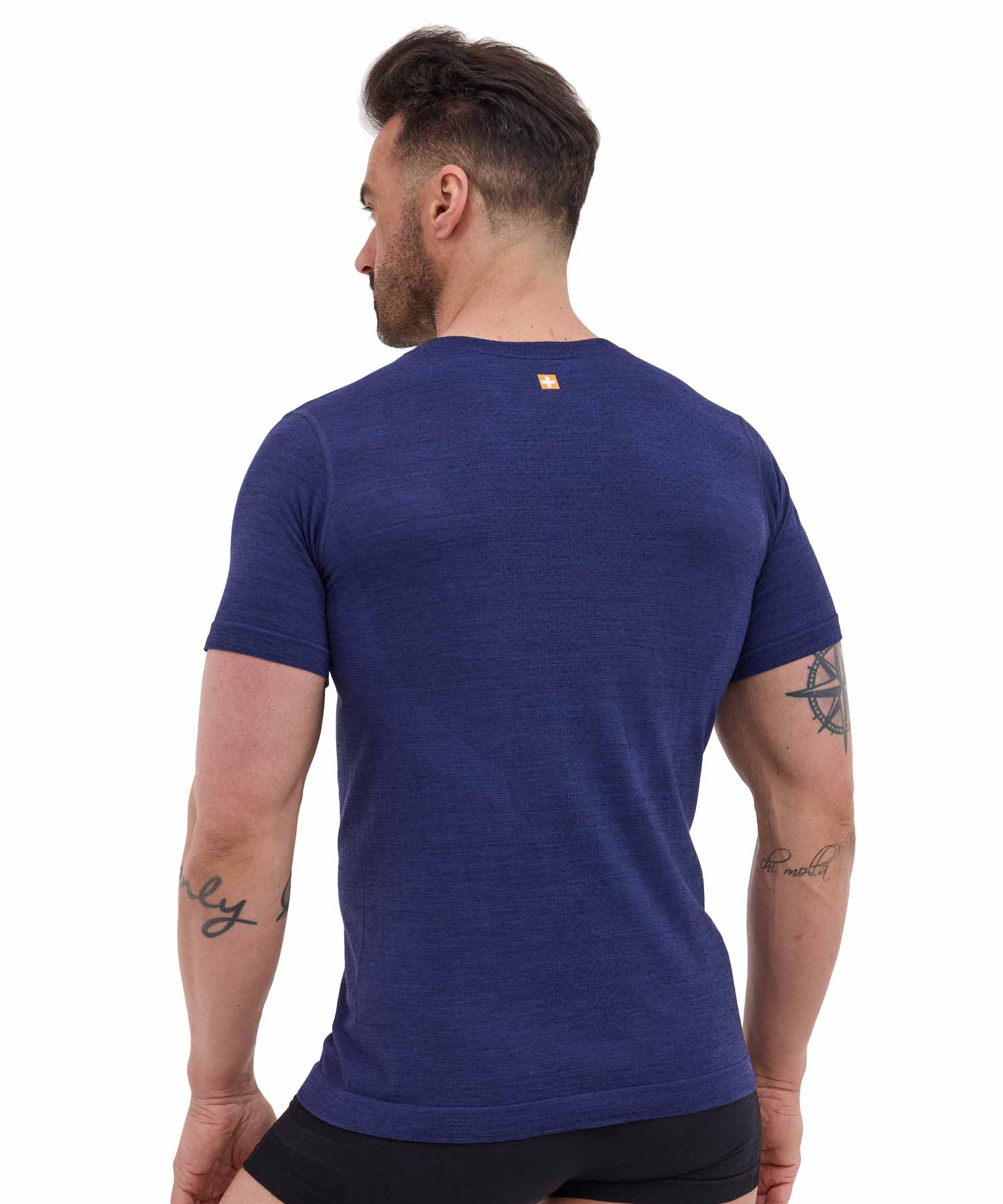 Męska koszulka z wełną merino – krótki rękaw OUTDOOR WOOL PRO