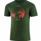 Męska koszulka z wełną merino – krótki rękaw OUTDOOR WOOL PRO