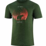Męska koszulka z wełną merino – krótki rękaw OUTDOOR WOOL PRO