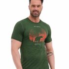 Męska koszulka z wełną merino – krótki rękaw OUTDOOR WOOL PRO