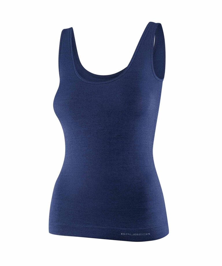Koszulka damska bez rękawów COMFORT MERINO