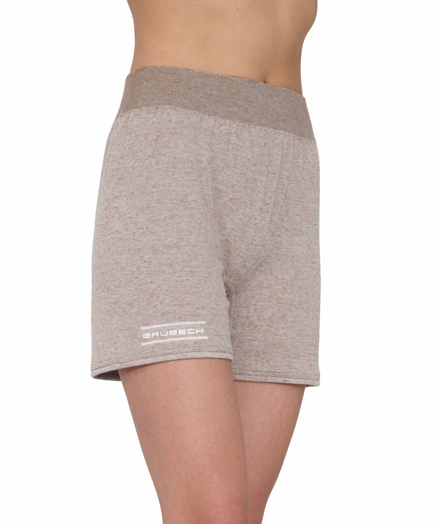 Spodenki damskie do spania z dodatkiem lnu COMFORT NIGHT