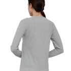 Koszulka damska z długim rękawem do spania z dodatkiem lnu COMFORT NIGHT