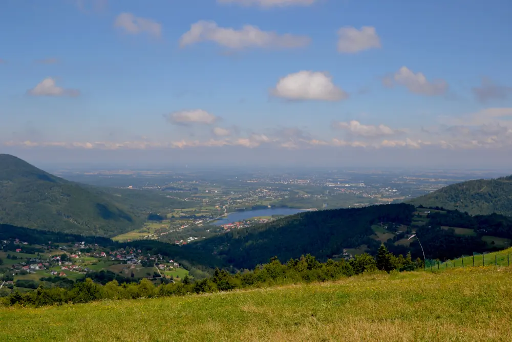 Widok z beskidu małego