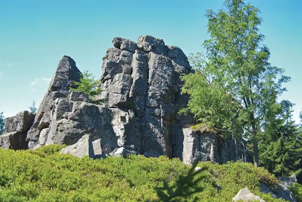 Skały w górach Izerskich